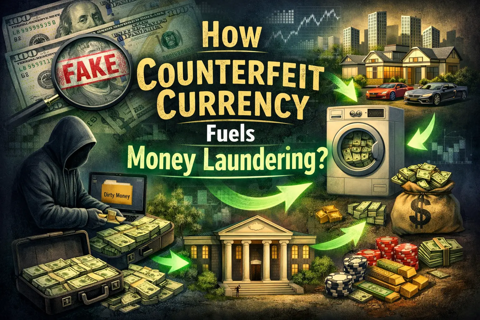 How Counterfeit Currency Fuels Money Laundering?